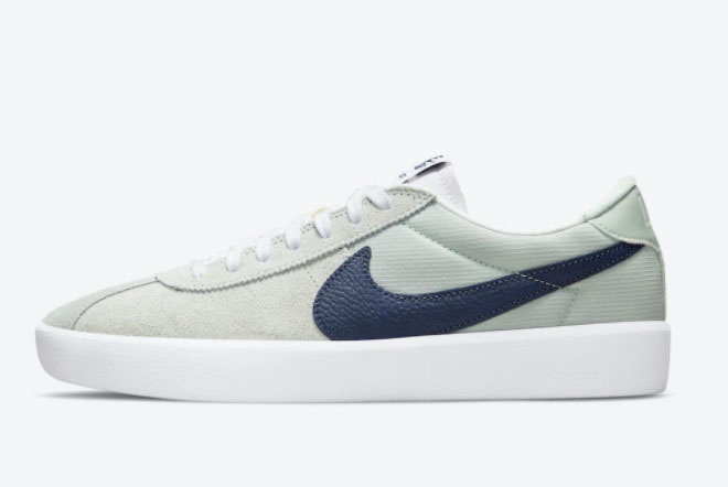 Cheap Nike SB Bruin React Mint Navy White Shoes CJ1661-004