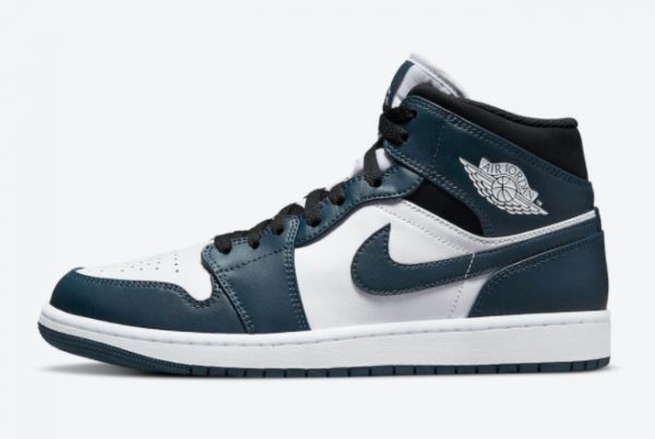 Grade School Air Jordan 1 Mid Dark Teal For Sale 554724-411