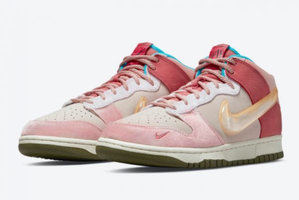 Nike Dunk Mid Social Status Milk Carton Light Soft Pink Online Store DJ1173-600-2