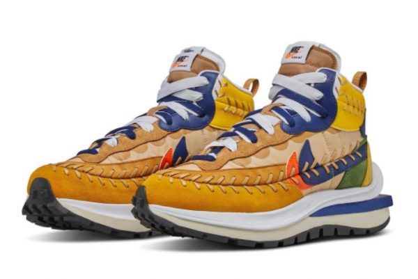 sacai x Jean Paul Gaultier x Nike VaporWaffle Sesame/Multi-Color DH9186-200-2