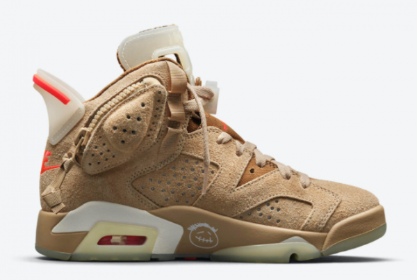 Travis Scott x Air Jordan 6 British Khaki New Sale DH0690-200-1