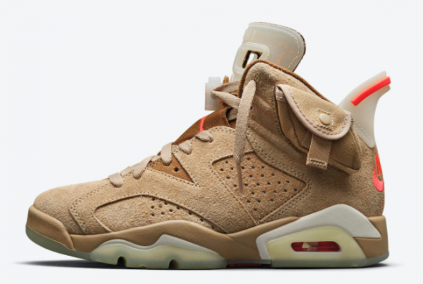 Travis Scott x Air Jordan 6 British Khaki New Sale DH0690-200