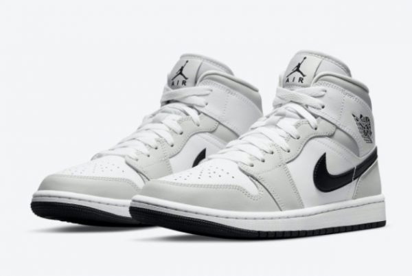 2021 Air Jordan 1 Mid Light Smoke Grey For Sale Online BQ6472-015-2