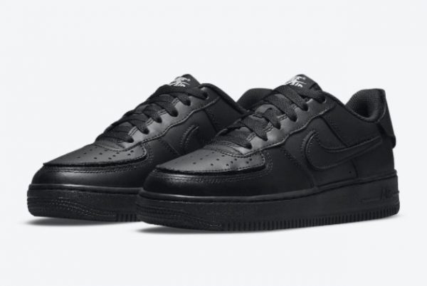 2021 New Release Nike Air Force 1/1 Black Crimson DB1856-001-1