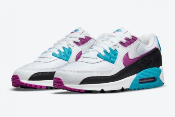 2021 Nike Air Max 90 Blue Lagoon For Cheap DM8318-100-1