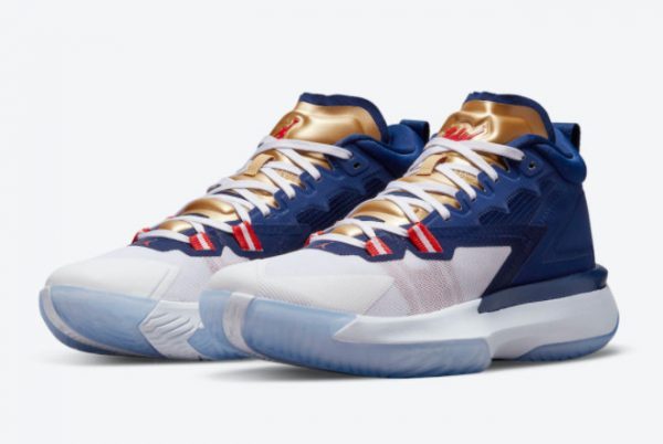 2021 Release Jordan Zion 1s USA Sneaker DA3130-401-1