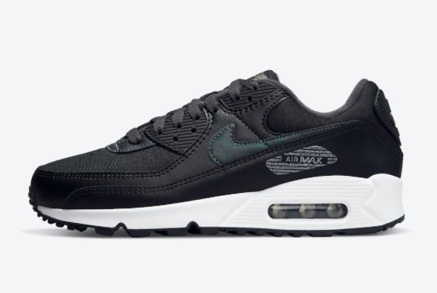 2022 Nike Air Max 90 Black White On Sale DC9445-001