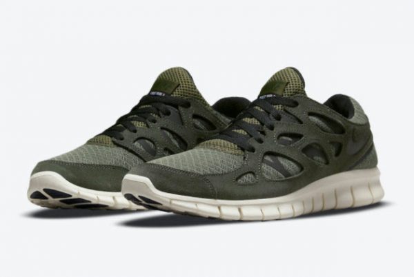 Brand New Nike Free Run 2 Medium Olive 537732-305-1