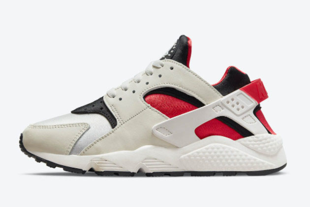 Buy Cheap Nike Air Huarache Sail/University Red-Black DH4439-103