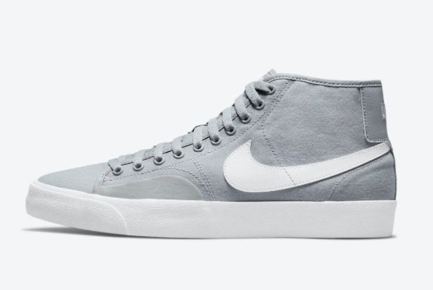 Buy Nike SB Blazer Court Mid Grey White Lifestyle Shoes DC8901-002