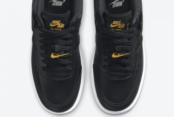 Cheap Nike Air Force 1 Shadow Black White Gold DC4459-001-1