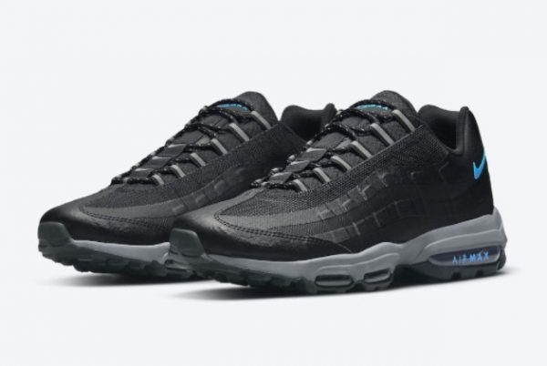 Cheap Nike AM95 Air Max 95 Ultra Black Bright Blue DO6705-001-1