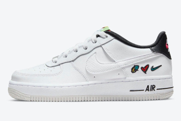 Cheap Sale Nike Air Force 1 Low Peace, Love, Swoosh DM8154-100