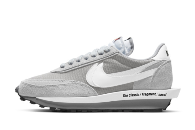 Fragment x Sacai x Nike LDWaffle Light Smoke Grey Hot Sell DH2684-001