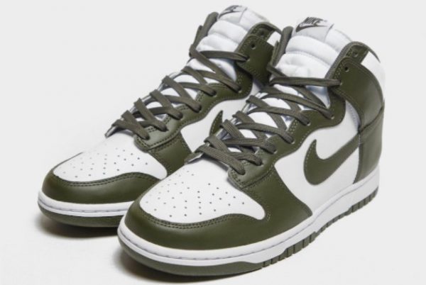 Hot Sale Nike Dunk High Cargo Khaki Sneakers DD1399-107-1