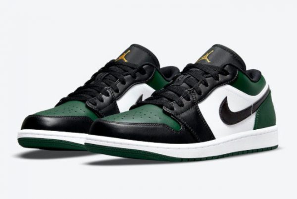 Latest Air Jordan 1 Low Green Toe Online Store 553558-371-2