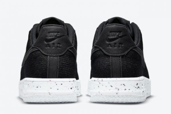 Nike Air Force 1 Crater Flyknit Black and White For Sale DC4831-003-2