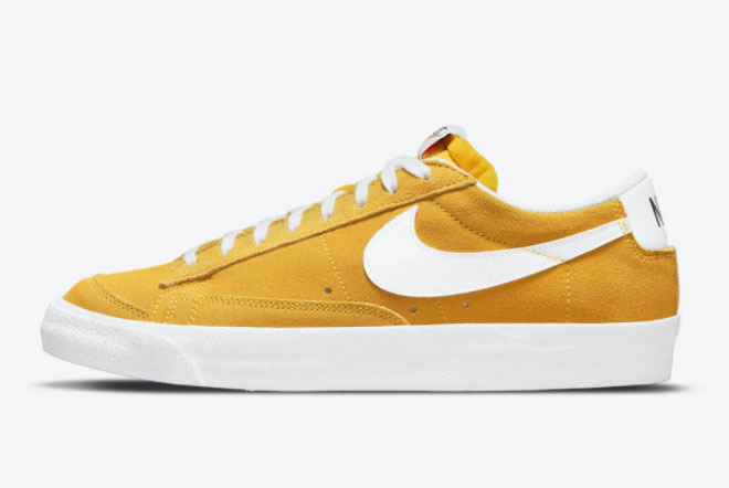 Nike Blazer Low Speed Yellow Sport Shoes DA7254-700