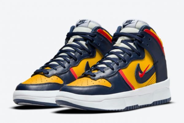 Wholesale Nike Dunk High Rebel Michigan DH3718-701-2