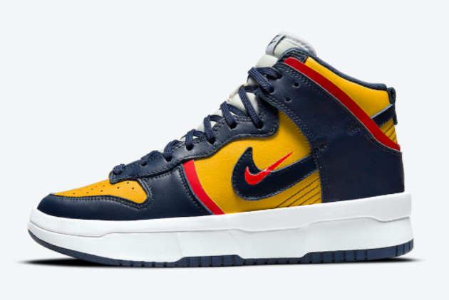 Wholesale Nike Dunk High Rebel Michigan DH3718-701