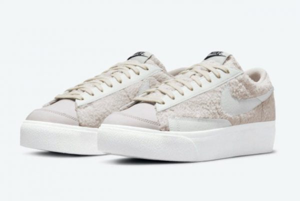 WMNS Nike Blazer Low Platform White leather For Winter DO6715-001-1