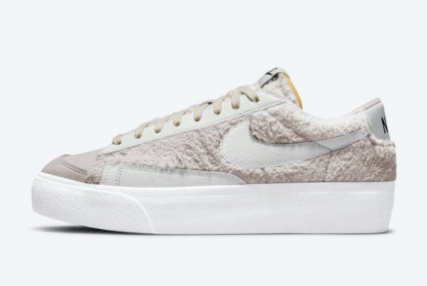 WMNS Nike Blazer Low Platform White leather For Winter DO6715-001