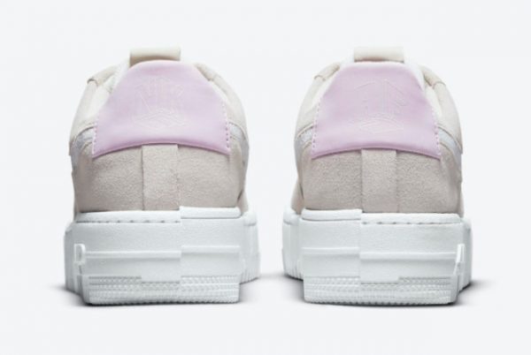 Women Nike Air Force 1 Pixel Beige Pink Online Store DQ0827-100-3