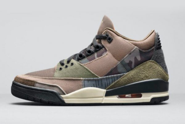 2021 Air Jordan 3 Camo Green Brown For Sale DO1830-200