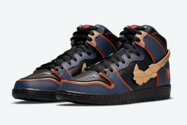 2021 Gundam x Nike SB Dunk High Banshee Online Sale DH7717-400-2