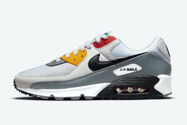 2021 Latest Nike Air Max 90 Peace, Love, Swoosh DM8151-100