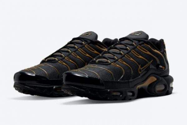 2021 Latest Nike Air Max Plus Cordura Black Gold DO6700-001-1