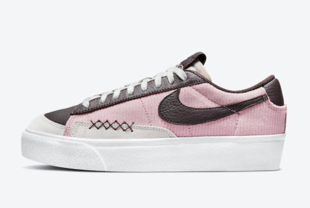 2021 Latest Nike Blazer Low Platform Pink Glaze DM9471-600