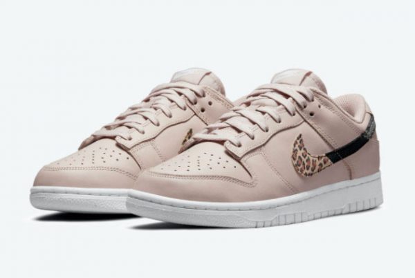 2021 Latest Nike Dunk Low Animal Print Dusty Pink DD7099-200-2