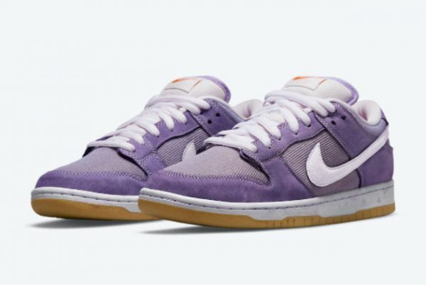 2021 New Release Nike SB Dunk Low PRM Lilac Sneakers DA9658-500-2