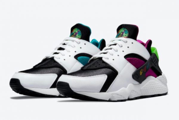 2021 Nike Air Huarache Peace, Love, Swoosh On Sale DM8152-100-2