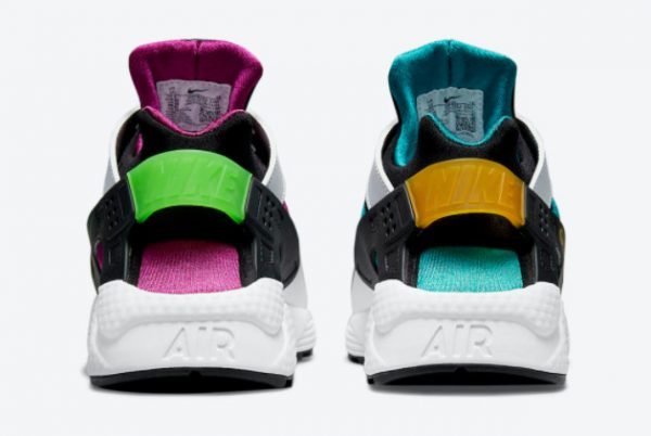 2021 Nike Air Huarache Peace, Love, Swoosh On Sale DM8152-100-3