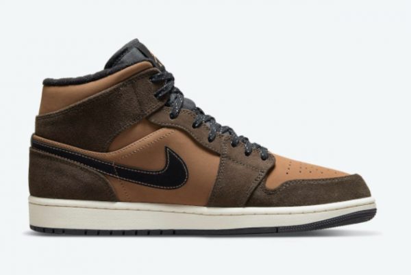 2021 Release Air Jordan 1 Mid Brown DC7294-200-1