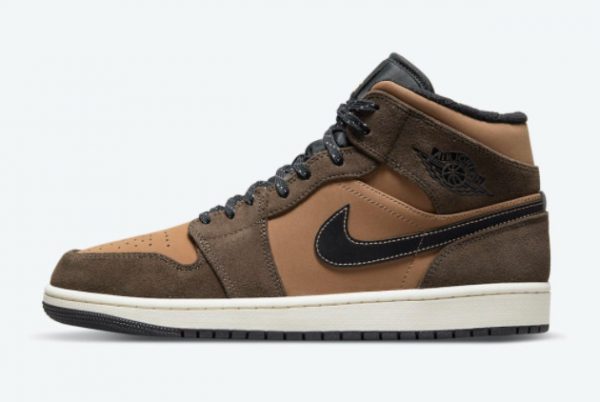 2021 Release Air Jordan 1 Mid Brown DC7294-200