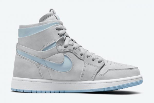 Buy Air Jordan 1 Zoom CMFT Grey/Light Blue-White CT0979-004-1