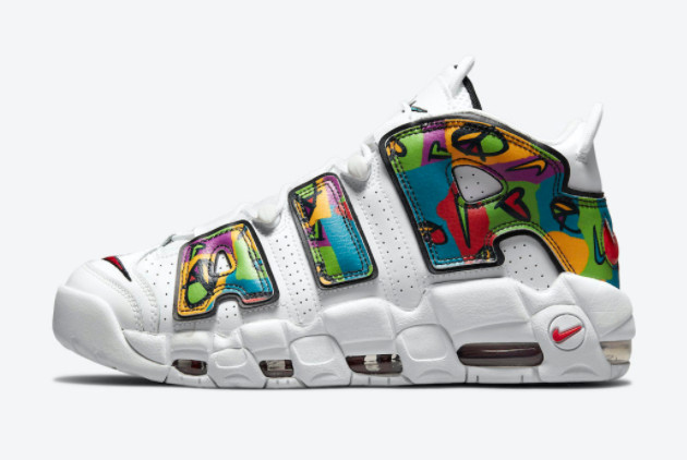 Cheap Nike Air More Uptempo Peace, Love, Basketball DM8150-100