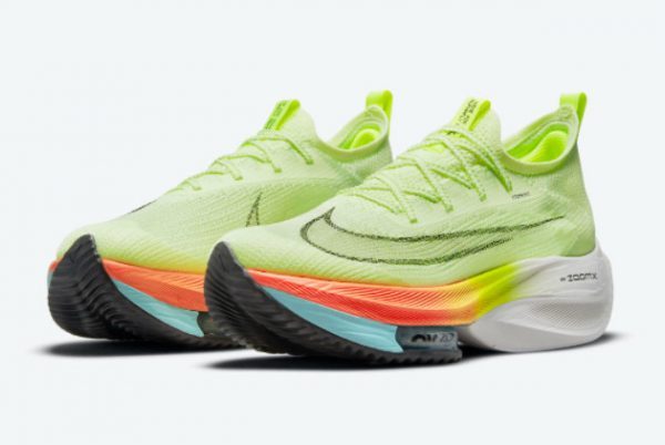 Cheap Nike Air Zoom Alphafly NEXT% Shoes Volt/Hyper Orange CI9925-700-2