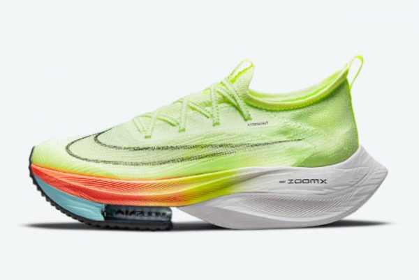 Cheap Nike Air Zoom Alphafly NEXT% Shoes Volt/Hyper Orange CI9925-700