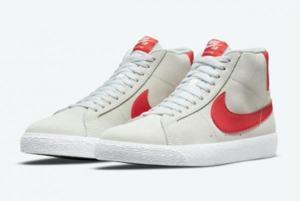 Fashion Nike SB Blazer Mid Lobster Summit White 864349-108-2