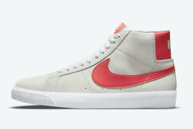 Fashion Nike SB Blazer Mid Lobster Summit White 864349-108