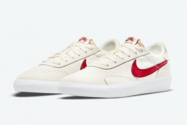 Men and Women's Nike SB Heritage Vulc Gym Red CD5010-103-1