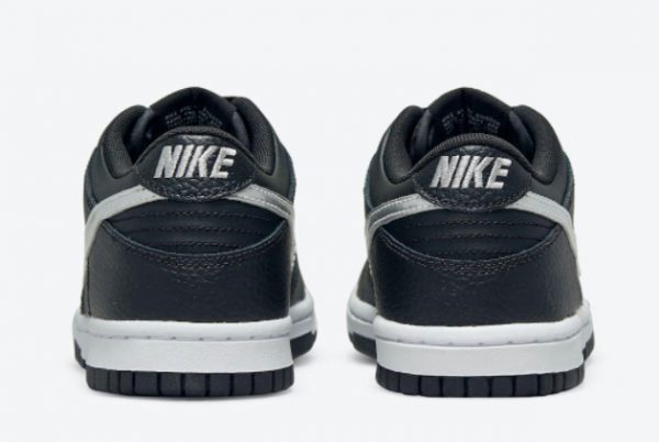 NBA x Nike Dunk Low GS Black Silver For Sale DC9560-001-3