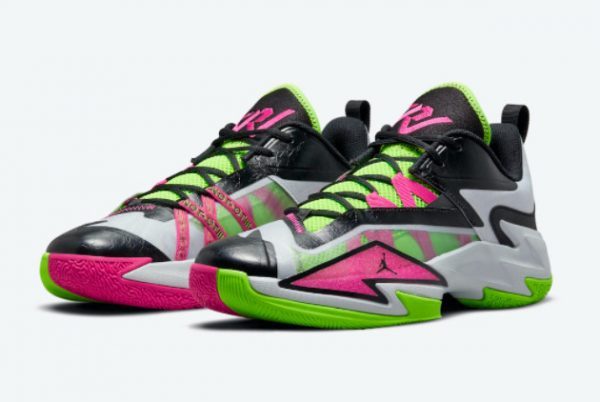 New Jordan Westbrook One Take III Neon Green Pink DC7701-002-2