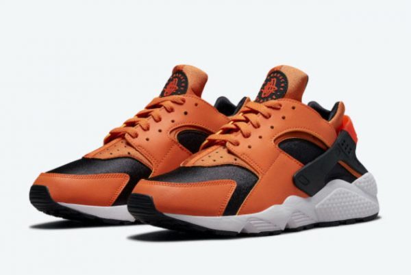 New Nike Air Huarache Toadstool Black Orange DO6694-800-1