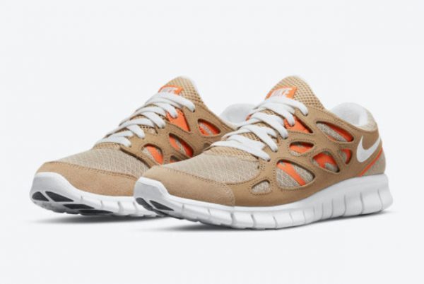 Nike Free Run 2 Sand Orange Men Sneakers DO1154-200-1