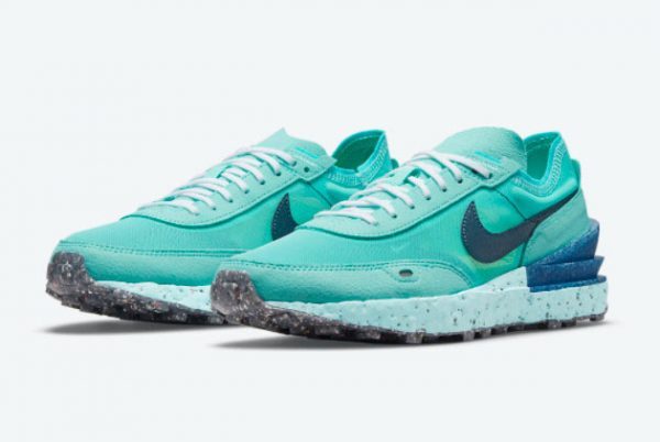 Nike Waffle One Crater SE Turquoise Blue On Sale DJ9640-400-1